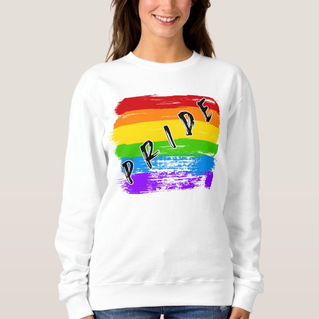 Sudadera Arcoiris del Orgullo LGBT (Anverso)
