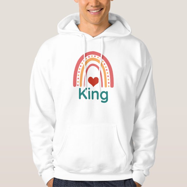 Sudadera Arcoiris del Rey Boho (Anverso)