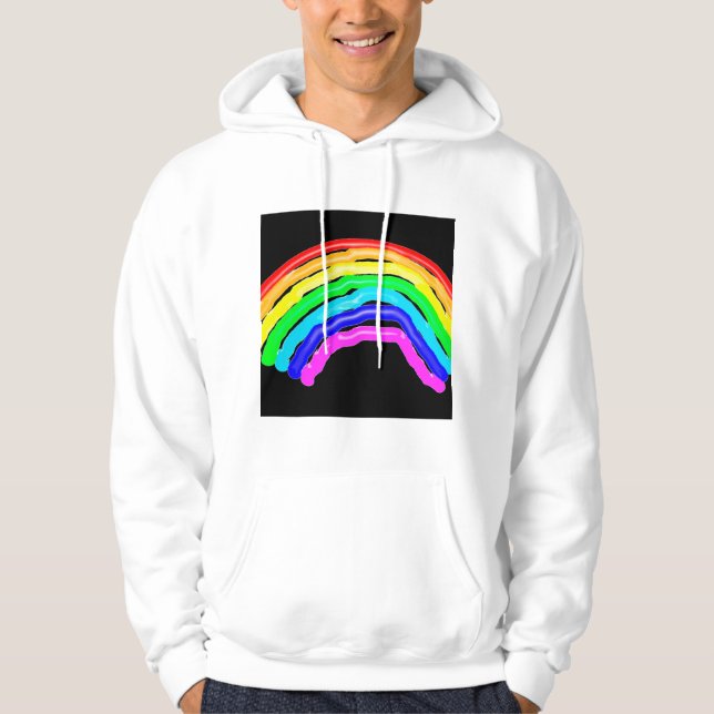Sudadera Arcoiris dibujado (Anverso)