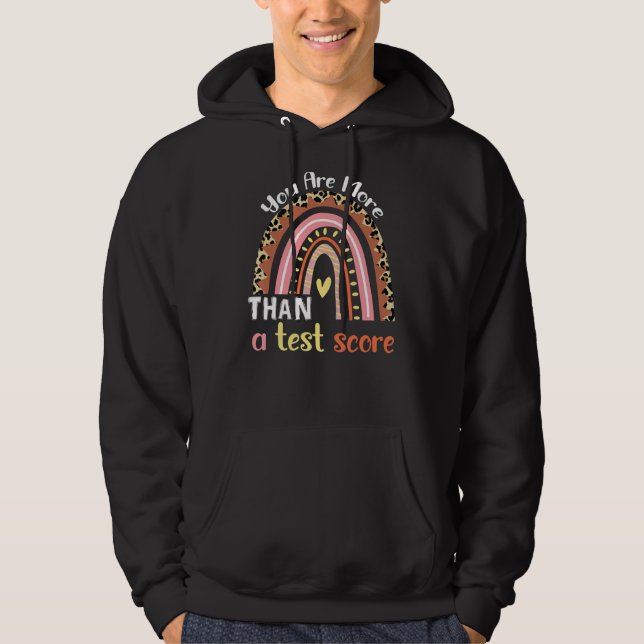 Sudadera Arcoiris Eres Más Que Una Prueba De Puntuación De  (Anverso)
