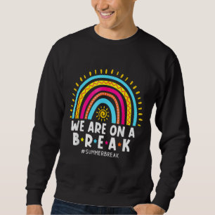 Sudadera Arcoiris Estamos En Un Verano De Playa De Vacacion