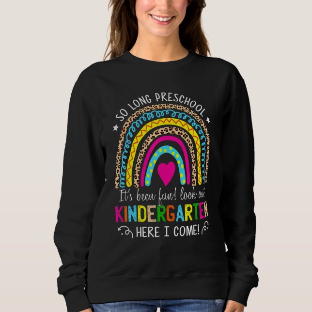 Sudadera Arcoiris Hasta Que La Escuela Preescolar Tenga Cui (Anverso)