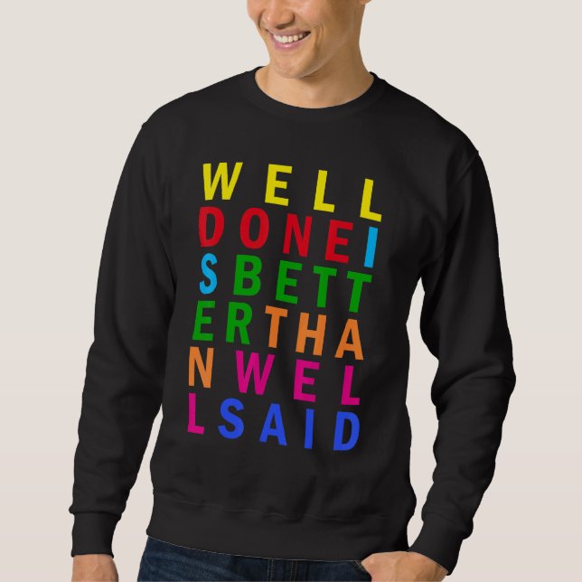 Sudadera Arcoiris Inspirador de motivación empresarial (Anverso)
