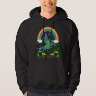 Sudadera Arcoíris Irlandés Trébol de Hummingbird Día de San