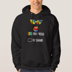 Sudadera Arcoiris levanta 100 Orgullosos Orgullo Lgbt Gay L