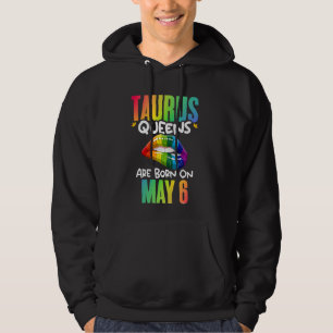 Sudadera Arcoiris Levanta Taurus Queens Cumpleaños Rótulo Z