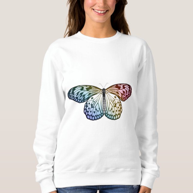 Sudadera Arcoiris mariposa (Anverso)