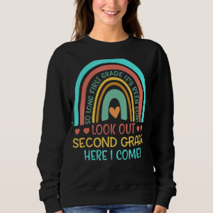 Sudadera Arcoiris Mira El Segundo Grado Aquí Llego El Segun