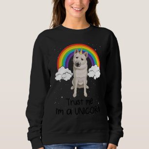Sudadera Arcoíris Norwegian Buhund Confía En Mí Soy Un Unic