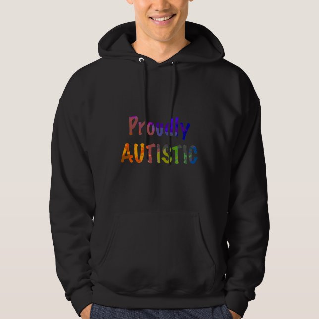 Sudadera Arcoiris orgullosamente autista (Anverso)