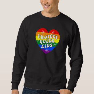 Sudadera Arcoiris Protege a los niños homosexuales y lesbia