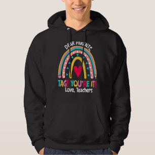 Sudadera Arcoiris Queridos Padres Etiqueta Te Encanta El Tr