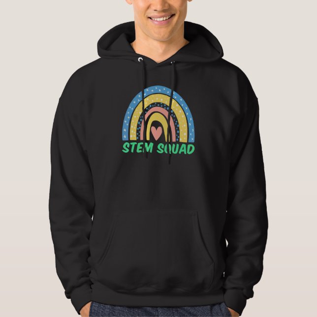 Sudadera Arcoiris Stem Ciencia Tecnología Matemática Ingeni (Anverso)