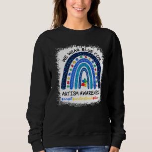Sudadera Arcoiris Usamos Azul Para Que El Autismo Acepte En