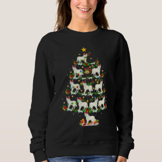 Sudadera Arctic Wolf  Xmas Lights Arctic Wolf Christmas Tre