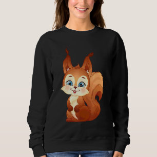 Sudadera Ardilla Azucarada Con Ojos Grandes