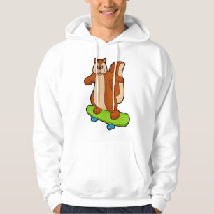 Sudadera Ardilla como patinador con patineta