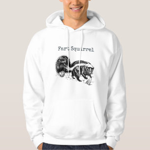 Sudadera Ardilla de pedo divertida mofeta nombre de animal