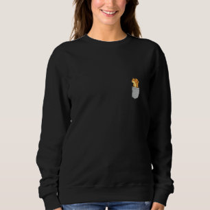 Sudadera ardilla divertida en bolsillo - Regalo de amante d