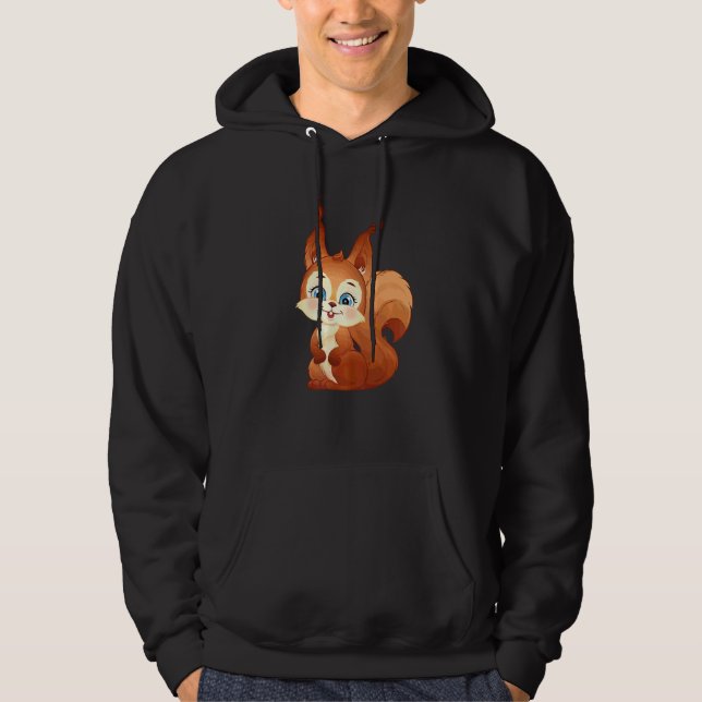 Sudadera Ardilla Dulce Azucarada Con Ojos Grandes   (Anverso)