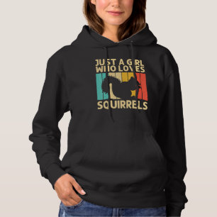 Sudadera Ardilla Graciosa Para Chicas Niños Squirrel Chipmu