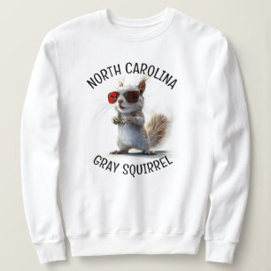 Sudadera ardilla gris de Carolina del Norte