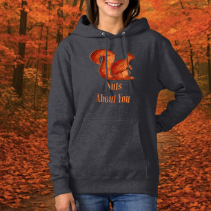 Sudadera Ardilla - madera - nueces por ti