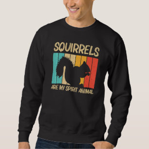 Sudadera Ardilla para hombres mujeres ardilla 80s 2