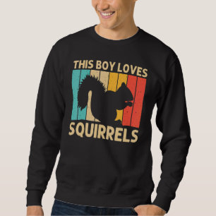Sudadera Ardilla para niños chicos ardilla   chipmunk 80s