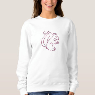 Sudadera Ardilla suave moderna divertida