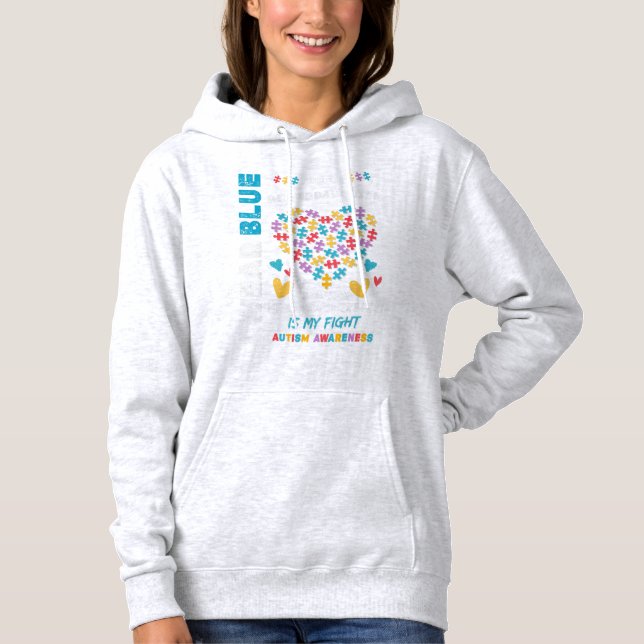 Sudadera Are you a proud autism Grandpa? This I Wear Blue f (Anverso)