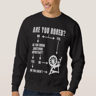 Sudadera Are you bored  flowchart decision maker Handspinne