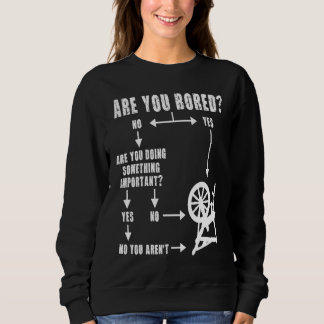 Sudadera Are you bored  flowchart decision maker Handspinne