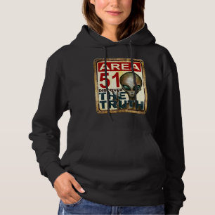 Sudadera Área 51 Descubra El Espacio De La Verdad Extraterr
