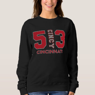 Sudadera Area Code 513 Cincy Downtown Cincinnati Ohio Home 