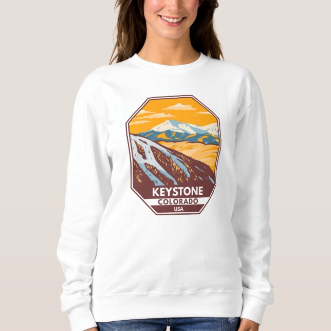 Sudadera Área de esquí Keystone Colorado Winter  (Anverso)