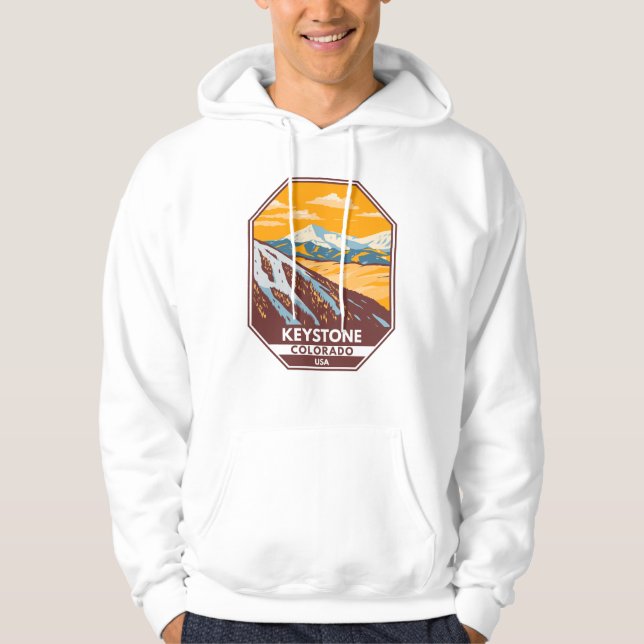Sudadera Área de esquí Keystone Colorado Winter (Anverso)