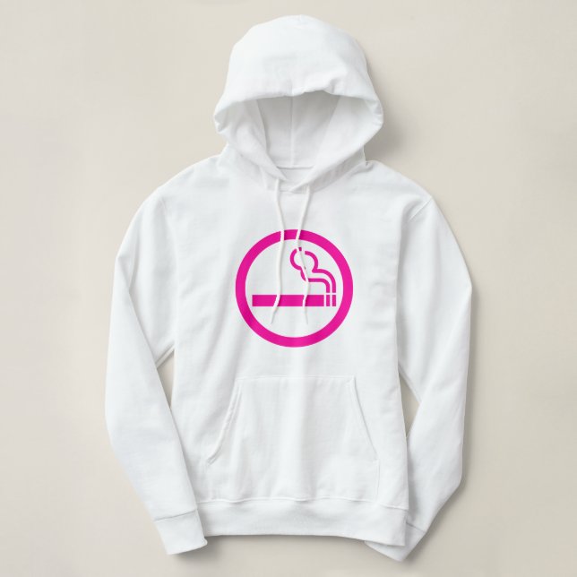Sudadera Área de fumadores 喫 煙 女 Rótulo japonés 性 (Diseño del anverso)