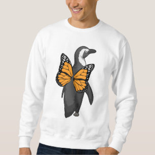 Sudadera Areas de mariposa de pingüino