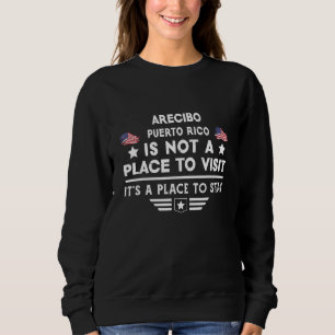 Sudadera Arecibo Puerto Rico Place para quedarse USA Town H