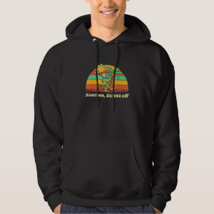 Sudadera Arena En Estrés Fuera Playa Frase Motivacional Océ