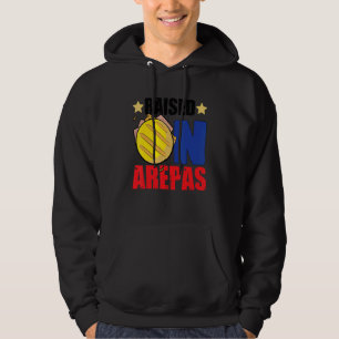 Sudadera Arepa de comida tradicional con bandera de Venezue