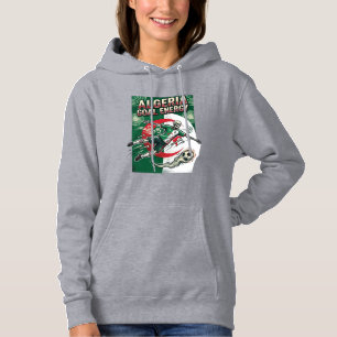 Sudadera Argelia Gol Energía Esqueleto Delantero Naciones N