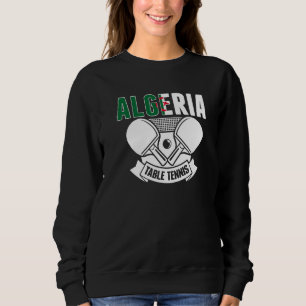 Sudadera Argelia Ping Pong partidarios del Tenis de Mesa