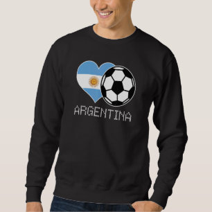 Sudadera Argentina Fútbol Bandera Argentina País Amor Pri