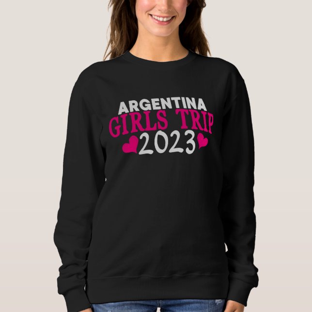 Sudadera Argentina Girls Trip  2023 Women's Bachelorette Pa (Anverso)