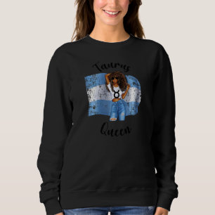Sudadera Argentina: La Reina Afro del Pelo Africano del Tau