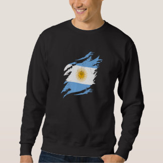 Sudadera Argentina ripped shirt argentinian lover Premium