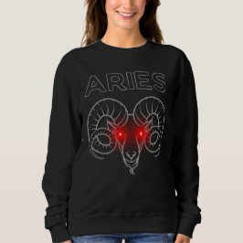 Sudadera Aries Astrología Oscura | Zodiaco Oculto Minimalis