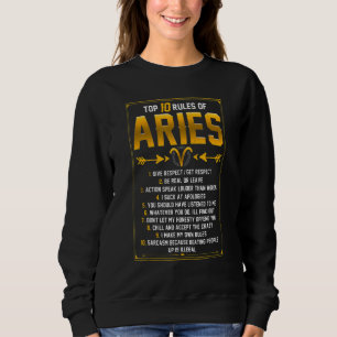 Sudadera Aries Horoscope Zodiac Hechos Rasgos Reglas Astrol
